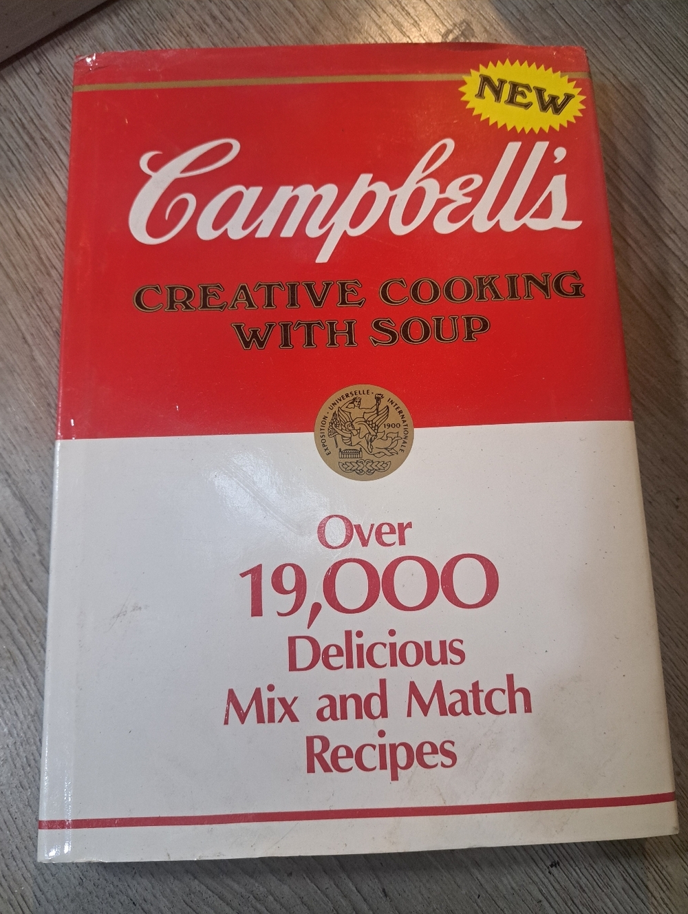 Vintage Hardcover Cookbook "Campbell's Creative Cooking With Soup"